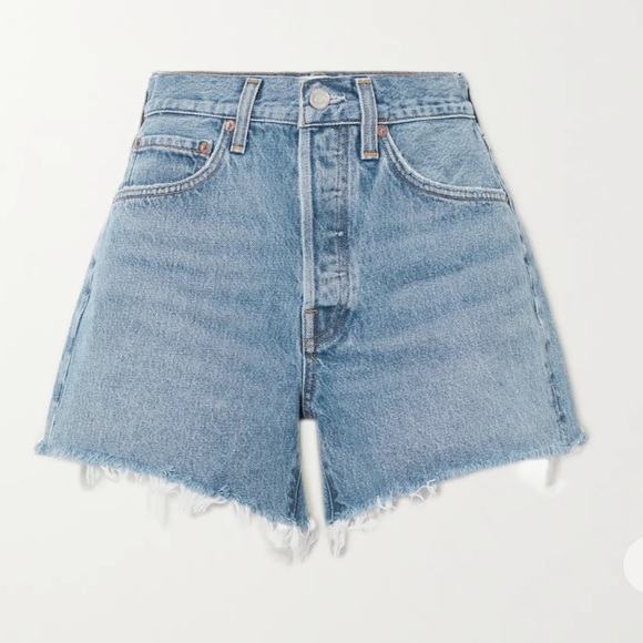 Agolde Parker Long Vintage Jean Shorts Size 29 - Picture 6 of 12